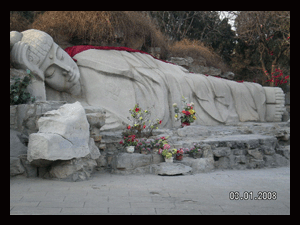 大型寺院寺庙石雕卧佛雕刻设计