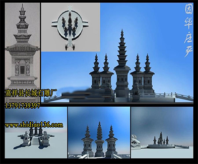 佛教石塔寺院佛塔的造型样式图片