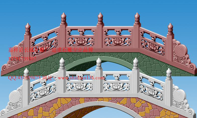 石雕拱桥,石拱桥,石栏杆
