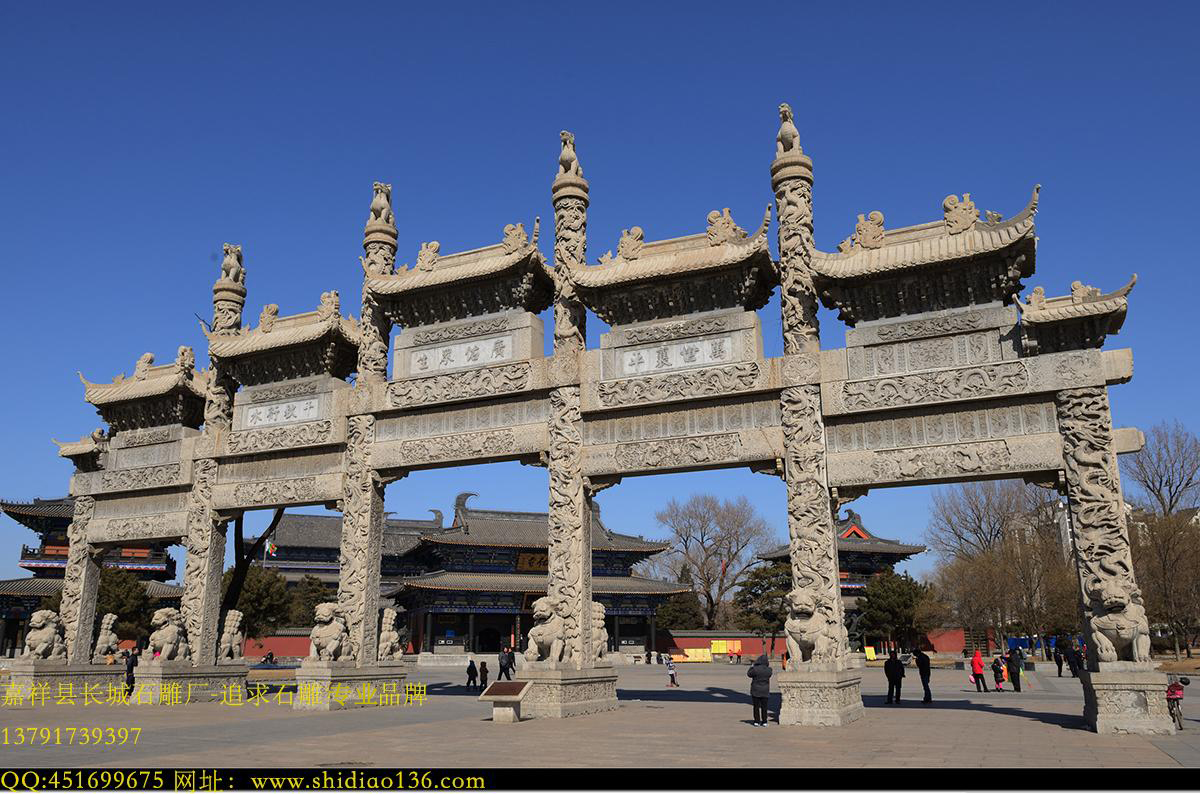 大型寺院山门样式